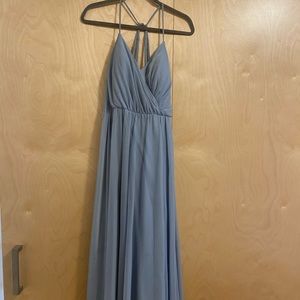 Azazie Darcy in Dusty Blue A12